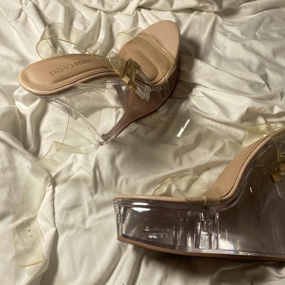 Transparent Platform heels - Picture 1 of 2